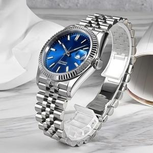 Proveedor de Relojes con Logotipo Personalizado, Marca Privada, Miyota 9015, Reloj de Pulsera Premium para Hombre, Minimalista, Elegante, Automático - Product Image 3
