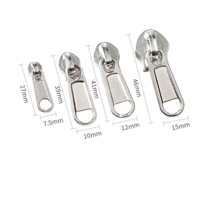 Têtes <span class=keywords><strong>de</strong></span> <span class=keywords><strong>fermeture</strong></span> <span class=keywords><strong>éclair</strong></span> en nylon sans verrouillage, tirettes et curseurs en gros - Product Image 2