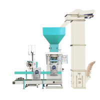 Machine d'emballage automatique pour riz, haricots, sucre et aliments pour animaux de 5 kg, 10 kg, 25 kg, 50 kg, machine d'emballage de sacs de riz
