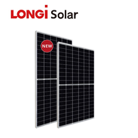Panel Surya LONGi Tier 1 Hi-MO X10 645W 650W 670W Tipe-N Mono Bifacial Dual Glass PV Modul yang Laris Terjual