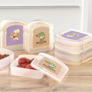 Boîte à sandwich portable en plastique <span class=keywords><strong>de</strong></span> qualité alimentaire, transparente, mignonne, pour la <span class=keywords><strong>conservation</strong></span> <span class=keywords><strong>de</strong></span> la fraîcheur, idéale pour le déjeuner (vente en gros) - Product Image 3