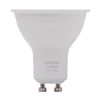 Spot d'intérieur Offre Spéciale de la lampe 450lm Ra80 GU10 MR16 d'ampoule de 5W LED avec le corps en aluminium IP44 évalué