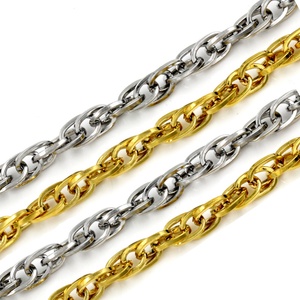 Collier en chaîne en acier inoxydable 316L, largeur 5 mm, longueur personnalisée, chaîne à maillons ronds, bijoux en acier inoxydable, vente en gros - Product Image 1