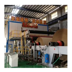 Jumbo giấy cuộn Máy làm testliner sản xuất máy Dây chuyền sản xuất 3ply Máy giấy