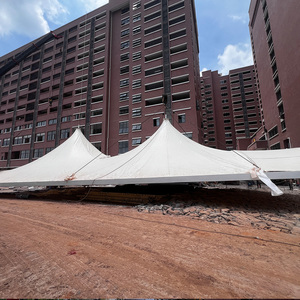 Toldo Arquitectónico de Membrana PTFE con Doble Techo, Impermeable, Ignífugo, Ecológico, con Protección UV, para Almacenes y Escuelas - Product Image 2