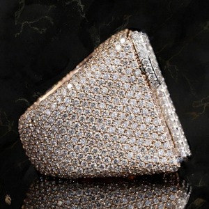 แหวนฮิปฮอปสุดหรู ประดับเพชรระยิบระยับ สไตล์แฟชั่นแนวสตรีท สำหรับใส่ทุกวัน ราคาสุดคุ้ม - Product Image 5