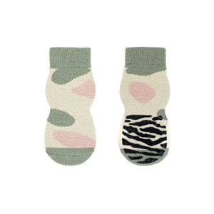 Jianbo 1 Chaussettes d'hiver en tricot épais pour animaux de compagnie Impression solide Famille de chiens Résistant à l'usure Antidérapant pour une meilleure <span class=keywords><strong>protection</strong></span> des pattes - Product Image 6