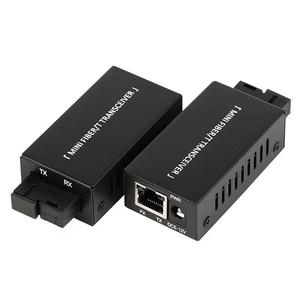 Mini Gigabit 100/1000Mbp <span class=keywords><strong>AB</strong></span> SC <span class=keywords><strong>Ethernet</strong></span> sợi chuyển đổi phương tiện truyền thông chuyển đổi RJ45 quang thu phát 20km Fibra chuyển đổi - Product Image 1
