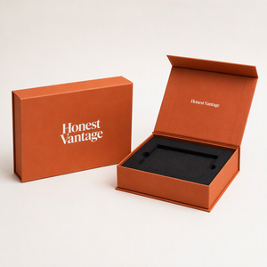 Estuche de Tarjetas de Lujo Honest Vantage con Logotipo Personalizado, Caja de Cartón Magnética con Estampado en Caliente para Tarjetas VIP, de Crédito, Regalo y Membresía - Product Image 2