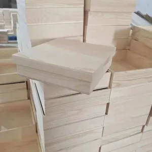 wooden box with sliding lid