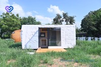 Cabane Apple préfabriquée rentable et bon marché Pod de vie entièrement assemblé Pod portable Granny Flat Tiny House avec salle de bain