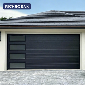 Portes <span class=keywords><strong>de</strong></span> <span class=keywords><strong>garage</strong></span> classiques en acier RICHOCEAN, couleur bois grainé, isolées avec panneaux sandwich en mousse, <span class=keywords><strong>porte</strong></span> <span class=keywords><strong>de</strong></span> <span class=keywords><strong>garage</strong></span> électrique - Product Image 2
