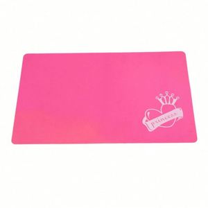 Waterproof Eco-friendly Modern Print Silicone <b>Pet</b> <b>Feeding</b> <b>Mat</b> Dog Food Pad for Small Animals Home Use All Seasons - Product Image 2