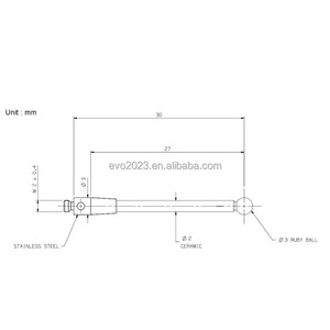 Sonda cilíndrica estilo Renishaw M2 M4 de carburo de tungsteno y acero inoxidable plateada, repuesto rentable a <span class=keywords><strong>precio</strong></span> de fábrica - Product Image 5