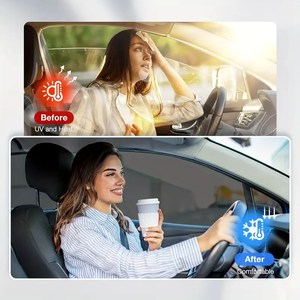 Película de tinte de coche de calidad Carlise USA 70% protección UV sin burbujas película de tinte de ventanas 88% película de tinte de aislamiento térmico para ventana de coche - Product Image 4