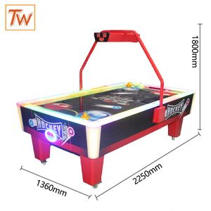 Machine d'arcade très demandée pour parcs d'attractions : Jeux de hockey attrayants, Baby-foot, Table de Air Hockey à monnayeur, à vendre - Product Image 3