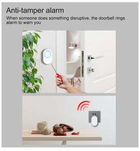 <span class=keywords><strong>Sonnette</strong></span> sans fil US EU UK Type Outdoor No Wiring Waterproof Doorbell 150M Wireless Distance Home Welcome Door Chimes - Product Image 6