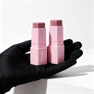 Barra de Rubor en Forma de Corazón de Marca Privada, Tinte Labial y para Mejillas, Logotipo Personalizado, Maquillaje en Crema de Larga Duración a Prueba de Agua - Product Image 6