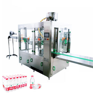 Ligne de production de boissons entièrement automatique <span class=keywords><strong>à</strong></span> longue durée de vie, <span class=keywords><strong>machine</strong></span> de lavage, de remplissage et de bouchage de bouteilles en verre/plastique - Product Image 1