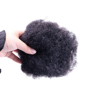 Vente en Gros de Cheveux Humains Noirs Naturels en Vrac Afro Crépus en Vrac Cheveux Humains <span class=keywords><strong>Dreadlocks</strong></span> au Crochet et Tressage - Product Image 3