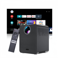 Nouvelle tendance, projecteur de cinéma maison intelligent, Full HD 4K, vidéo DLP, projecteur sans fil, noir, entreprise, Android, LED, lampe de mise au point, OEM