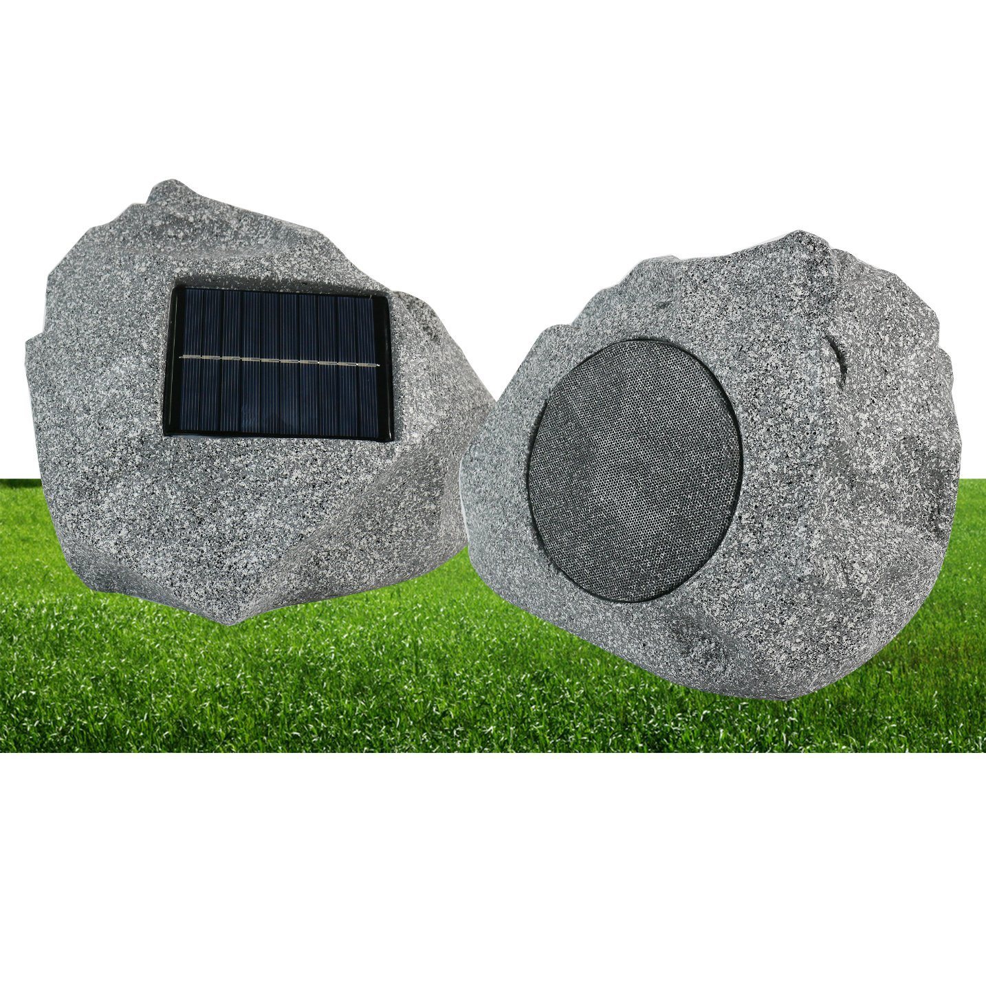 PA System & Garden 10W Solar Powered Waterproof Active Bluetooth Rock Speaker with Built-in Amplifier and Processor for Outdoor · image 6