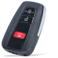 Clé télécommande intelligente universelle Autel IKEYTY8A3AL/IKEYTY8A3BL/IKEYTY8A4AL 3B/4B pour utilisation avec clé intelligente KM100 IM508 IM608 Noir