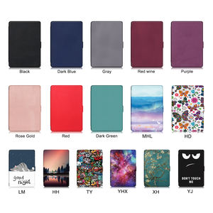 Housse de protection intelligente en PU colorée au design personnalisé en gros <span class=keywords><strong>pour</strong></span> <span class=keywords><strong>Kindle</strong></span> Paperwhite 11e génération Smart E-Reader E Books Case - Product Image 1