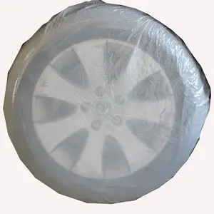 PE disposable plastic car tyre/wheel cover/bag