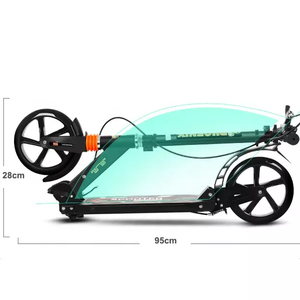 Patinete plegable de color negro con 3 ruedas para niños, scooter de movilidad, precio al por mayor de fábrica, <span class=keywords><strong>2022</strong></span> - Product Image 4