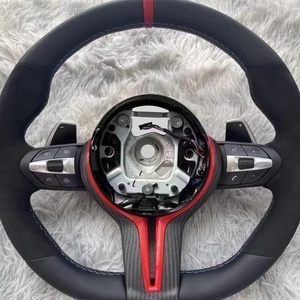 พวงมาลัยสปอร์ตหนังพียูแบบมี F22สำหรับ BMW, พวงมาลัยสปอร์ต F10 F11 F21 F20แบบสปอร์ตทำจากคาร์บอนมีความร้อนสูงถึง M4 M3 - Product Image 6