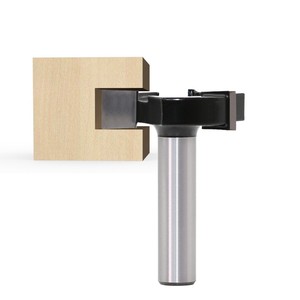 ดอกเราเตอร์แกะสลักงานไม้สำหรับงานกัดงานไม้สำหรับงานทำความสะอาดก้นรูปตัวที3ดอก - Product Image 2