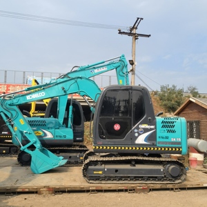 Excavadora hidráulica agrícola usada KOBELCO de 7 toneladas SK70 SK60 SK 200-8 a bajo precio, excavadora pequeña de cadenas usada Kobelco SK75-8 - Product Image 4