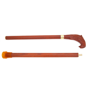 Bastone Decorativo in Legno Marrone Rosso Cammello, Bastone da Vampiro per Cosplay, Bacchetta, Mace, Canna da 94 cm per Performance e Palcoscenico - Product Image 5