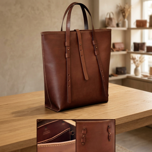 Sacs à main décontractés pour femmes, personnalisables, grande capacité, imperméables, légers, en cuir, pochette, prix abordable, en cuir de buffle pur - Product Image 1