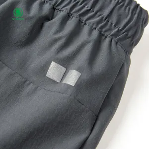 Oem Outdoor Sneldrogende Broek Heren Zomer Dunne Negen-Punts Broek Losse Sport Ademende Voeten Bindende Elastische Wandelbroek