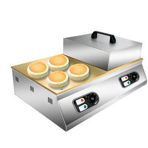 Machine à souffler à double plaque Machine à gaufres commerciale Machine à souffler <span class=keywords><strong>les</strong></span> crêpes antiadhésive pour la cuisson des gâteaux - Product Image 1