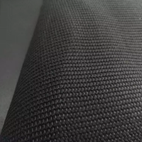 Nouvelle conception de semelle intérieure élégante en tissu non tissé noir RPET, tissu polyester non tissé Stitchbond pour doublure de chaussures