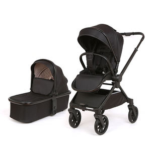 Poussette bébé pliable compacte de <span class=keywords><strong>luxe</strong></span> en alliage d'aluminium personnalisée OEM, conforme à la norme EN 1888, <span class=keywords><strong>2</strong></span> en 1 avec siège <span class=keywords><strong>auto</strong></span>, 3 en 1 avec landau pliable - Product Image 3
