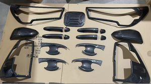 Chất Lượng Cao Màu Đen/Chrome Cơ Thể Kit Đối Với Toyota Hilux Revo 16-21 Xe Bộ Phận Trang Trí Mạ Điện Kit Bên Ngoài Phụ Kiện - Product Image 3