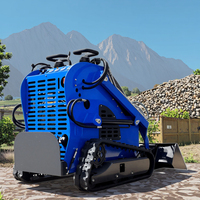 Loader Skid Steer Berkinerja Tinggi, Mini Backhoe Loader, Wheel Loader Artikulasi