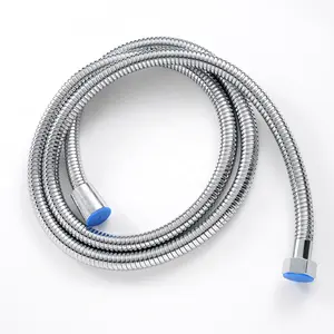 Wholesale Sanitary Accessory Bathroom Toilet Double Lock Chrome 1.5m Stainless Steel Flexible Shower Hose