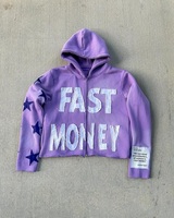 Nouvelle Tendance Automne : Sweat à Capuche Homme Tricoté avec Patch Lettres sur le Devant, Coupe Ample, Multicolore, Personnalisable, Style Hip Hop