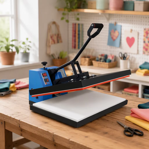 Automatic Electric Heat Press Machine for Computerized Embroidery Factories-New Hot Melt Glue Peeling &amp; Pressing