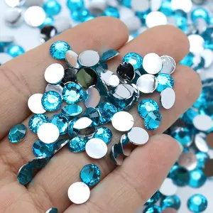 XULIN Kunden spezifisches Paket LOGO 2mm 3mm 4mm 5mm 6mm 101 Arten Farbe Kristalle mit flachem Rücken Strass Bulk Großhandel