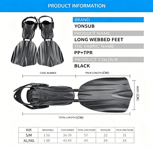 <span class=keywords><strong>Aletas</strong></span> de Buceo Largas Ajustables de Alta Calidad para Hombre o Mujer, <span class=keywords><strong>Aletas</strong></span> de Buceo de Alta Propulsión para Snorkel - Product Image 4