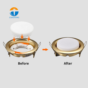 Thiết kế mới gx53 giữ đèn tiêu chuẩn đèn tại chỗ trang trí nội thất đồ đạc trong nhà phụ kiện chiếu sáng downlights gx53 lõm giữ đèn - Product Image 2