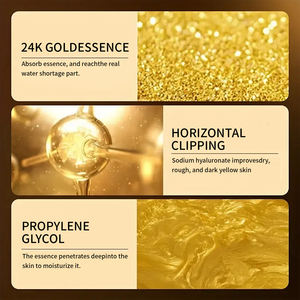 Sérum liquide hydratant anti-rides éclaircissant pour le visage à l'acide hyaluronique et au collagène 24 carats OEM 100 ml - Product Image 5