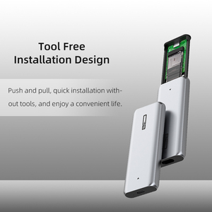 ตัวอ่าน USB 3.<span class=keywords><strong>2</strong></span> M.<span class=keywords><strong>2</strong></span> NVMe, กล่องใส่ฮาร์ดไดรฟ์ NVME M.<span class=keywords><strong>2</strong></span> Sata Ssd, รองรับคีย์ M และ B&M และขนาด 2230/2242/2260/2280 SSD - Product Image 2