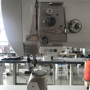 Rodillo de cama de poste de alimentación compuesto de aguja única, máquina de coser Industrial con recortador automático, GC591D-<span class=keywords><strong>BFT</strong></span>, computarizado - Product Image 6